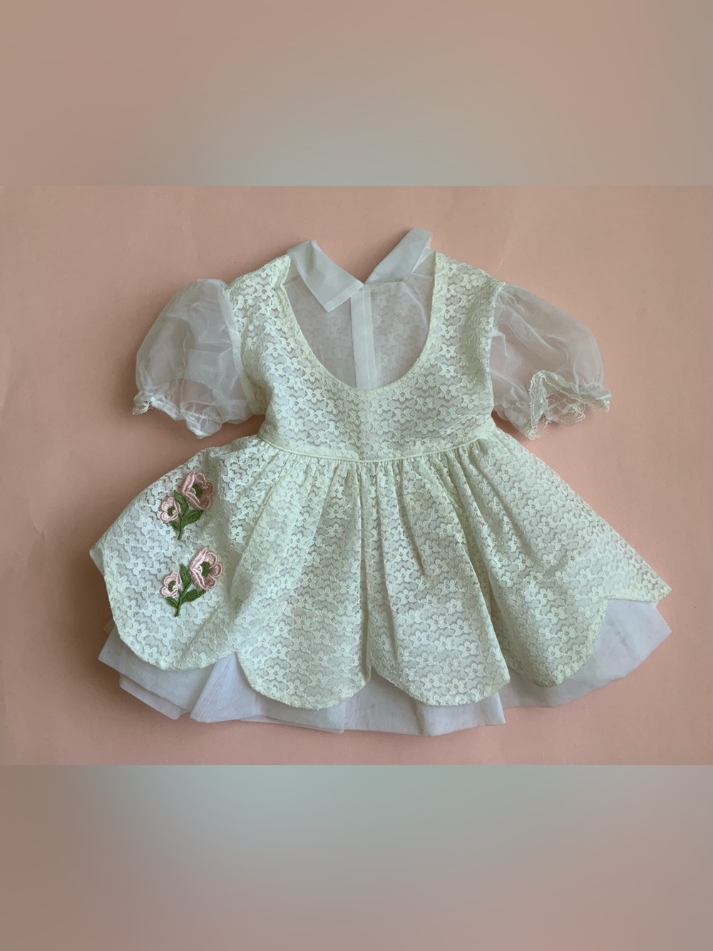 Vintage 50s Girl’s Lace Dress